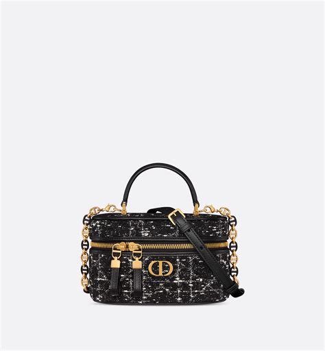 dior vanity mini|Dior Caro Mini Vanity Case Black Macrocannage Lambskin .